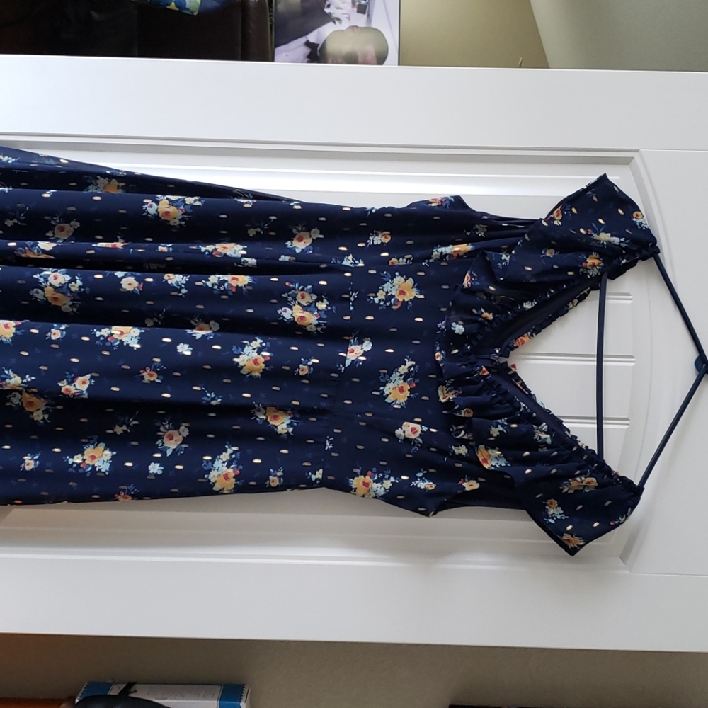 Francesca's Blue floral dress